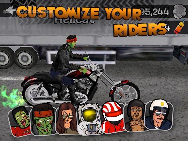 دانلود Highway Rider 2.2.2 for Android +2.3 - دانلود بازی موتورسواری در بزرگراه برای اندروید - سافت گذر