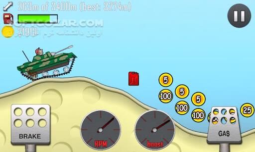دانلود Hill Climb Racing 1 v1.50.0 / 2 1.47.3 for Android +4.2 - دانلود مسابقات رانندگی در صحرا 1 و 2 برای اندروید - سافت گذر