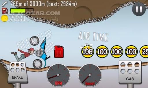 دانلود Hill Climb Racing 1 v1.50.0 / 2 1.47.3 for Android +4.2 - دانلود مسابقات رانندگی در صحرا 1 و 2 برای اندروید - سافت گذر