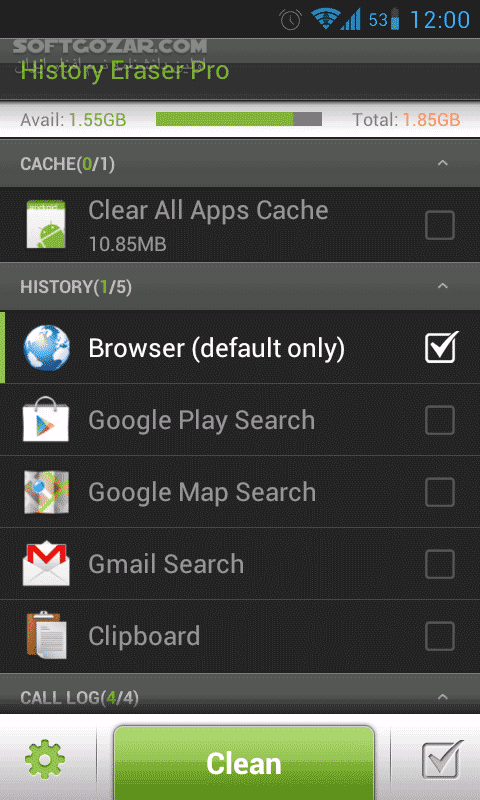 دانلود History Eraser Pro 6.3.10 for Android - دانلود پاک کردن تاریخچه برای اندروید - سافت گذر