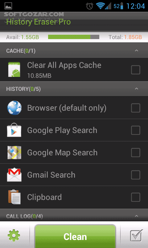 دانلود History Eraser Pro 6.3.10 for Android - دانلود پاک کردن تاریخچه برای اندروید - سافت گذر