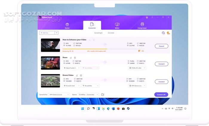 دانلود HitPaw Video Converter 4.6.4 (x64) - دانلود تبدیل و ویرایش ویدئو و صوت - سافت گذر