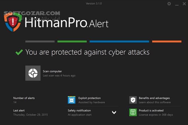 دانلود HitmanPro.Alert 3.20.2 Build 2019 - دانلود هیتمن پرو آلرت - سافت گذر