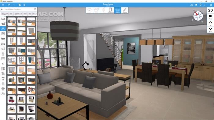 دانلود Home Design 3D 5.1.727 - دانلود طراحی خانه - سافت گذر