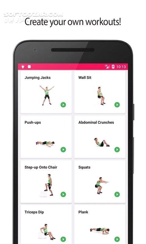 دانلود Home Workout – 30 Day Fitness Challenge 2.15 for Android +4.4 - دانلود تمرین ورزش خانگی برای اندروید - سافت گذر