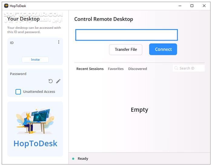 دانلود HopToDesk 1.44.4 - دانلود کنترل دسکتاپ از راه دور - سافت گذر