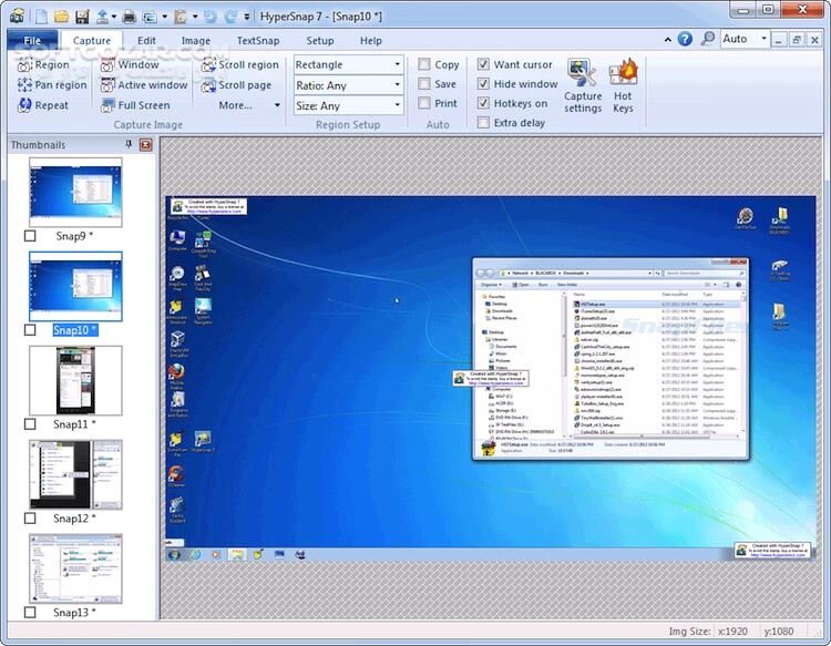 دانلود HyperSnap 9.6.0 - دانلود هایپر اسنپ عکس گرفتن از صفحه نمایش - سافت گذر