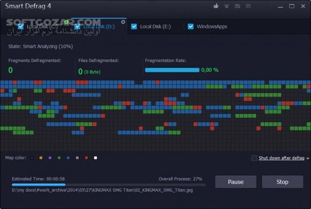 دانلود IObit Smart Defrag Pro 11.1.0.466 - دانلود دیفرگ هارد دیسک - سافت گذر