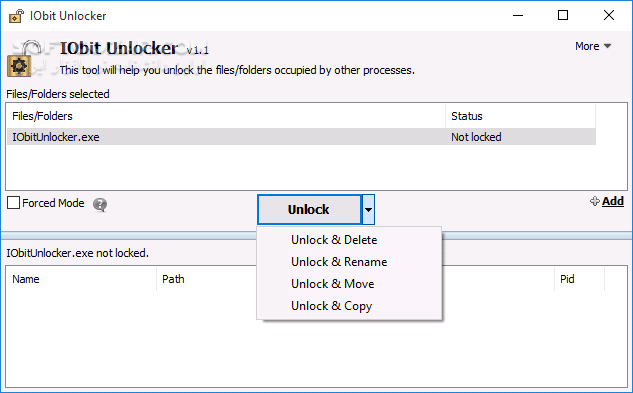 دانلود IObit Unlocker 1.3.0.11 - دانلود آنلاکر - سافت گذر