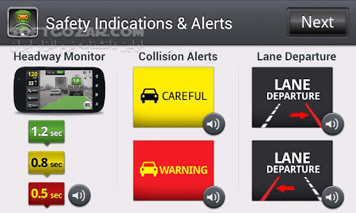 دانلود iOnRoad 2.0.1p for Android +4.2 - دانلود برنامه ای برای جلوگیری از تصادف در حین رانندگی برای اندروید - سافت گذر