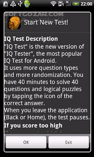 دانلود IQ Test 3.7.6 for Android - دانلود برنامه ای جهت سنجش و مقایسه آی کیو افراد برای اندروید - سافت گذر