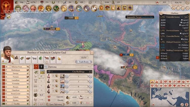 دانلود Imperator: Rome + Updates - دانلود بازی بهترین بازی های استراتژیک - سافت گذر
