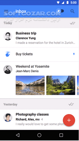 دانلود Inbox by Gmail  1.78.217178463 for Android +4.1 - دانلود جیمیل برای اندروید - سافت گذر