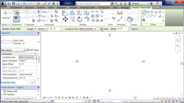 دانلود InfiniteSkills - Learning Autodesk Revit Architecture 2015 Training Video - دانلود فیلم آموزش اُتودِسک رِویـت آرشیتکتور 2015 - سافت گذر