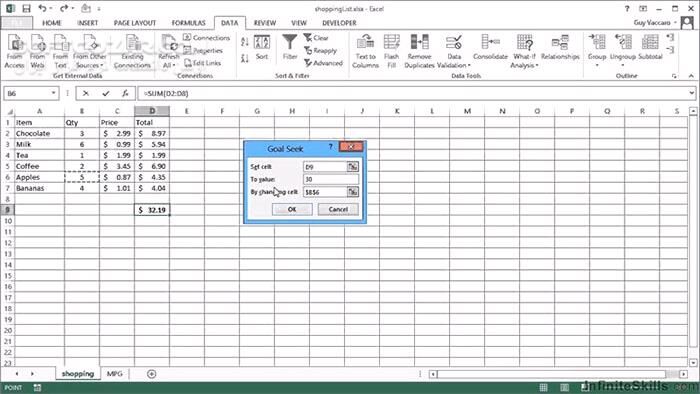 دانلود InfiniteSkills - Microsoft Excel - Shortcut Guide Training Video - دانلود فیلم آموزش کلیدهای میان‌بُر نرم‌افزار مایکروسافت اکسِـل - سافت گذر