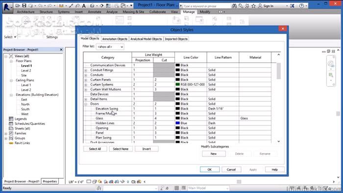 دانلود InfiniteSkills - Advanced Revit Architecture 2015 Training Video - دانلود فیلم آموزش سطح پیشرفته‌ی نرم‌افزار رِویـت آرشیتکتور 2015 - سافت گذر