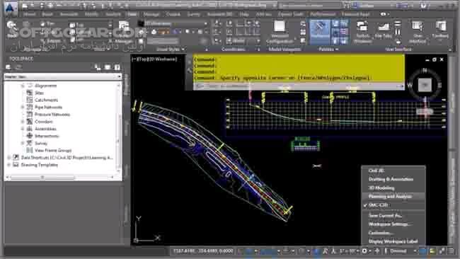 دانلود InfiniteSkills - Learning AutoCAD Civil 3D 2016 - دانلود فیلم آموزش اُتوکد سیویل تری‌دی 2016 - سافت گذر