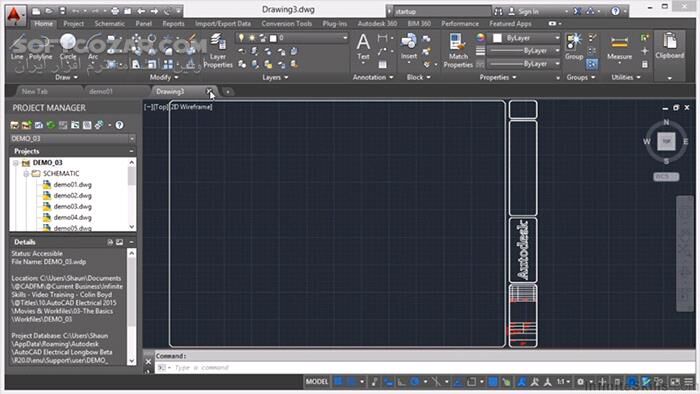 دانلود InfiniteSkills - Learning Autodesk AutoCAD Electrical 2015 - دانلود فیلم آموزش اُتودسک اُتوکد الکتریکال 2015 - سافت گذر