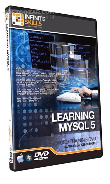 دانلود InfiniteSkills - Learning MySQL 5 Training Video - دانلود فیلم آموزش مای‌اس‌کیواِل 5 - سافت گذر