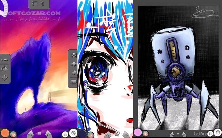 دانلود Infinite Painter 7.0.15 For Andoird +4.3 - دانلود طراحی و نقاشی حرفه ای برای اندروید - سافت گذر