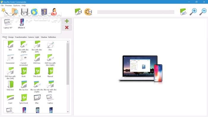 دانلود Insofta Cover Commander 8.0 - دانلود طراحی سه‌بعدی - سافت گذر