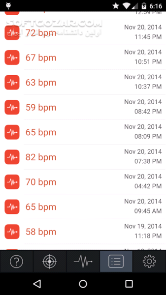 دانلود Instant Heart Rate Pro 5.36.8299 for Android +4.0 - دانلود تشخیص ضربان قلب برای اندروید - سافت گذر