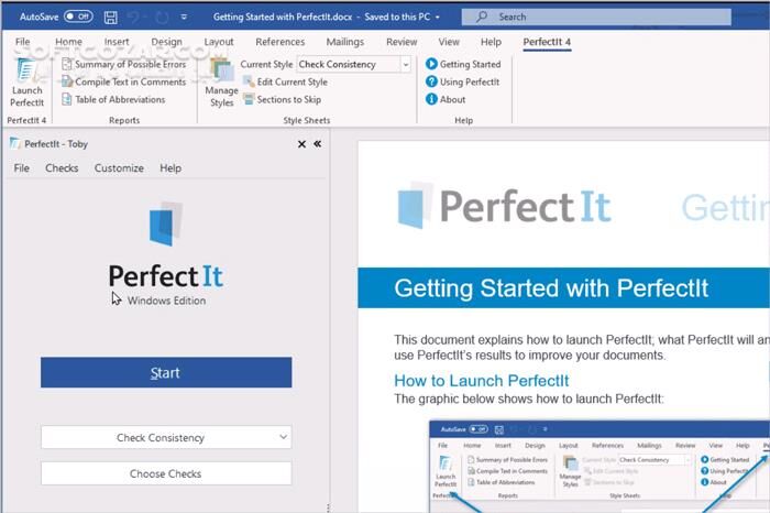 دانلود Intelligent Editing PerfectIt Pro 5.7.4 - دانلود بررسی و تصحیح متن - سافت گذر