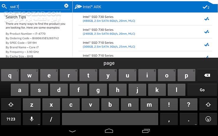 دانلود Intel ARK 2.1.2 for Android +2.3 - دانلود اطلاعات Cpu های اینتل برای اندروید - سافت گذر