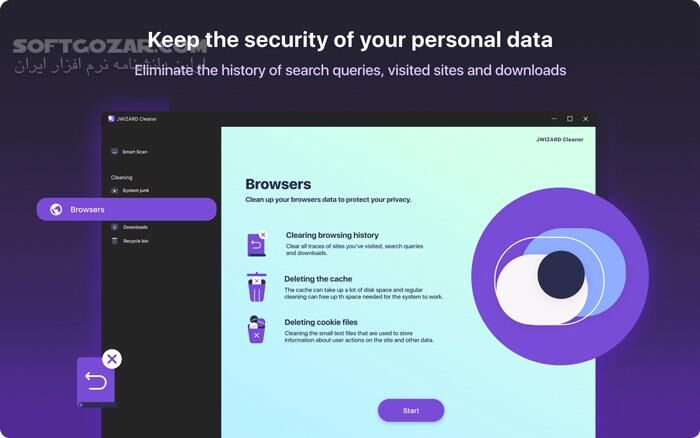 دانلود JWIZARD Cleaner 1.9.7 - دانلود پاکسازی ویندوز - سافت گذر