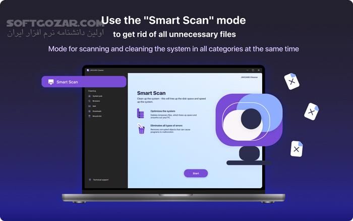 دانلود JWIZARD Cleaner 1.9.7 - دانلود پاکسازی ویندوز - سافت گذر