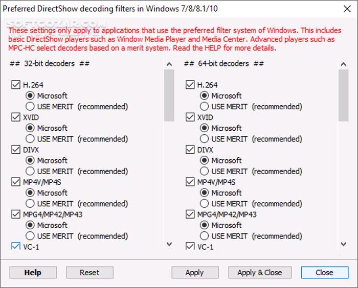 دانلود K-Lite Codec Tweak Tool 6.7.5 - دانلود مجموعه کدک پخش فیلم و صدا - سافت گذر