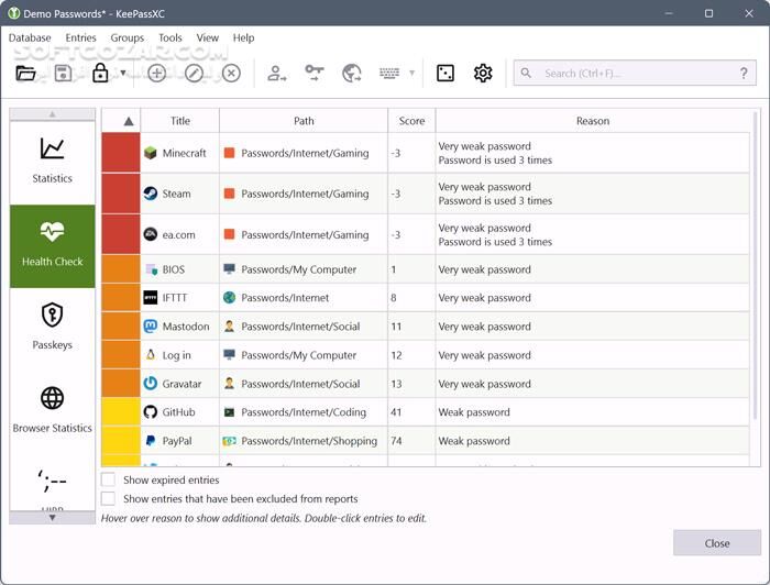 دانلود KeePassXC 2.7.11 - دانلود مدیریت پسورد - سافت گذر