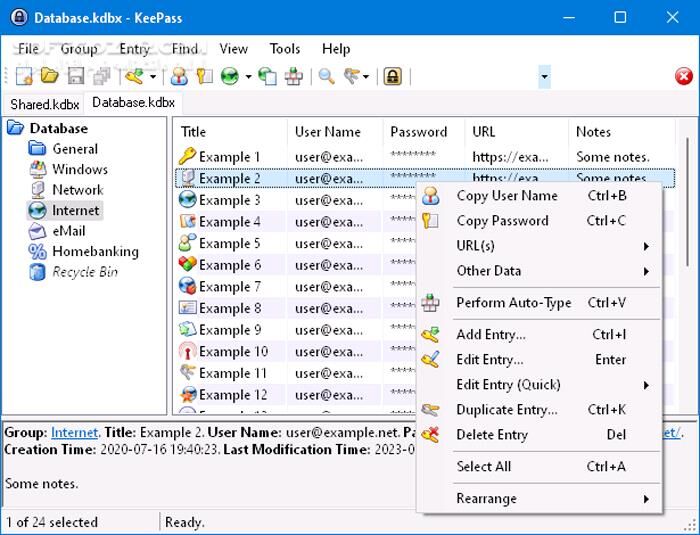 دانلود KeePass Password Safe 2.60 - دانلود مدیریت پسورد - سافت گذر