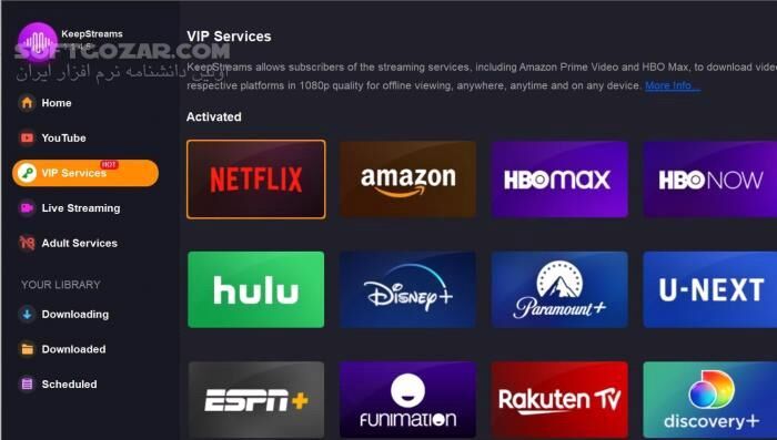 دانلود KeepStreams 1.2.3.7 (x64) - دانلود دانلود و تبدیل فیلم - سافت گذر