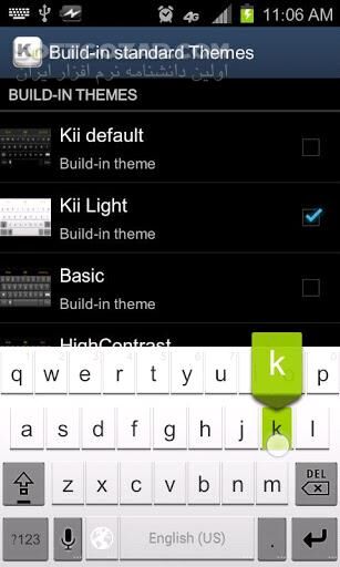 دانلود Kii Keyboard 1.2.24 for Android +2.1 - دانلود کیبرد جدید با امکانات بالا برای اندروید - سافت گذر