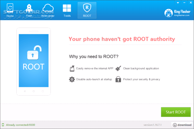 دانلود King Flasher 1.16.7.1 - دانلود فلش و پشتیبان گیری گوشی های هوشمند کینگ فلشر - سافت گذر
