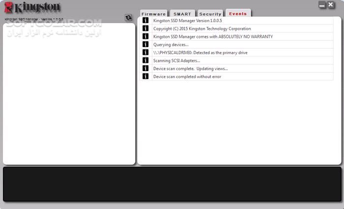 دانلود Kingston SSD Manager 1.5.6.0 - دانلود مدیریت درایوهای اس اس دی - سافت گذر