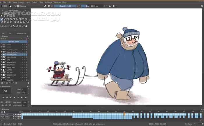 دانلود Krita Studio 5.2.13 - دانلود نقاشی دیجیتال - سافت گذر
