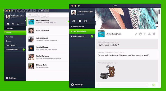 دانلود LINE Messenger 7.11.0.2821 - دانلود مسنجر لاین برای ویندوز - سافت گذر