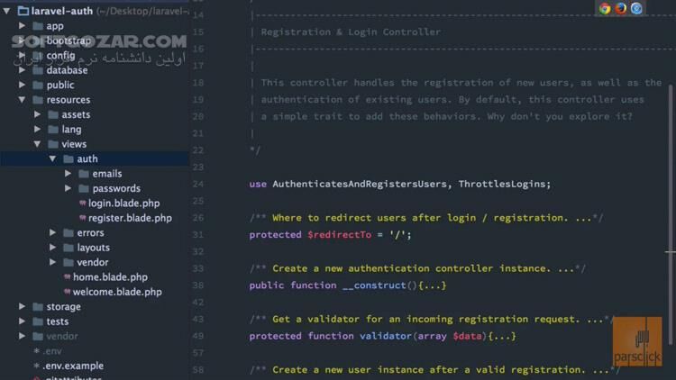 دانلود مجموعه فیلم‌های آموزش کامل لاراول Laravel - به زبان فارسی - دانلود آموزش لاراول - سافت گذر
