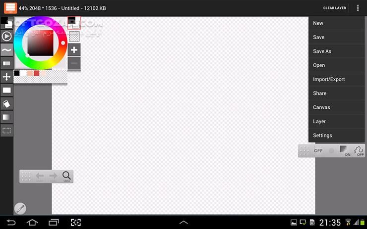 دانلود LayerPaint HD 1.11.7 for Android +4.1 - دانلود طراحی تصاویر با لایه بندی برای اندروید - سافت گذر