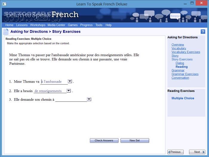 دانلود Learn to Speak French Deluxe 12.0.0.21 - دانلود آموزش زبان فرانسه - سافت گذر
