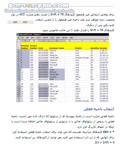 دانلود آموزش اکسل - دانلود کتاب آشنایی با Excel  سریع و آسان - سافت گذر