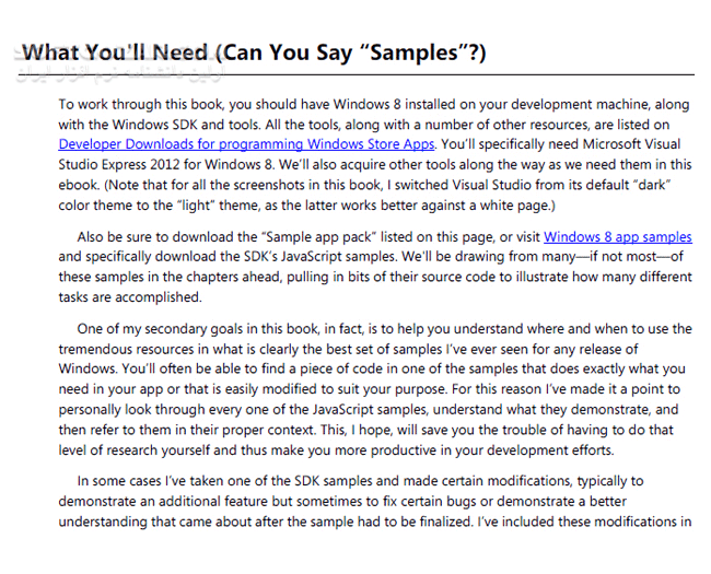 دانلود Programming Windows 8 Apps - دانلود کتاب برنامه نویسی ویندوز 8 - سافت گذر