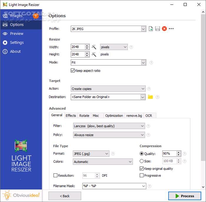 دانلود Light Image Resizer 7.4.0.129 + Portable - دانلود تغییر اندازه عکس - سافت گذر