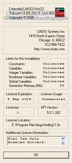 دانلود Lindo Lingo 18.0.44 - دانلود حل مسائل برنامه ریزی خطی - سافت گذر