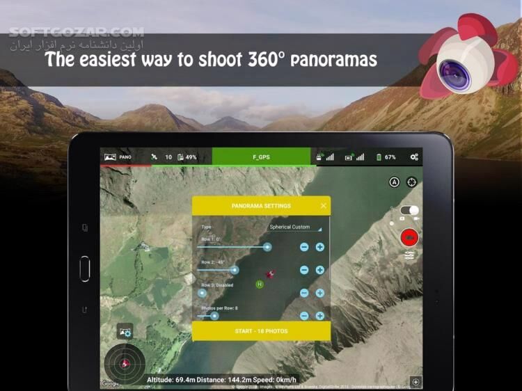 دانلود Litchi for DJI Mavic / Phantom / Inspire / Spark v4.19.0-g for Android +5.0 - دانلود کنترل پهپاد های DJI برای اندروید - سافت گذر