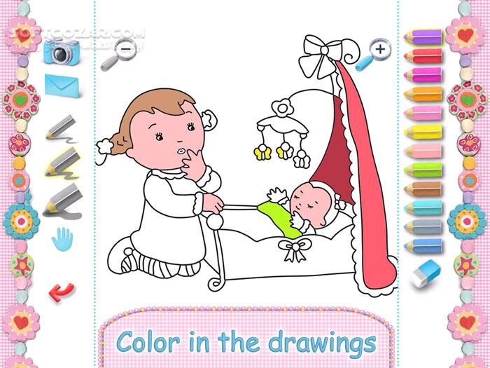 دانلود Little Girl - Molly Playing With Her Dolly - دانلود بازی دختر کوچولو - مـالی با عروسکش بازی می‌کند - بازی سالم و آموزشی مناسب کودکان خردسال - سافت گذر