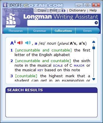 دانلود Longman Dictionary of Contemporary English 5th Edition 2009 - دانلود نرم افزار فرهنگ لغت انگلیسی به انگلیسی لانگمن ویرایش پنجم  - سافت گذر
