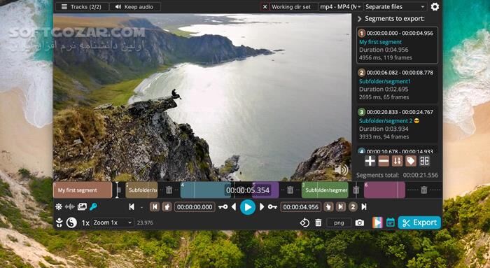دانلود LosslessCut 3.67.1 - دانلود برش فیلم - سافت گذر